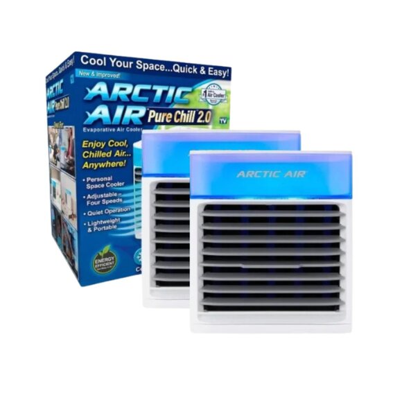 2-Pack Portable Evaporative Cooler 2.0 for Instant Cooling & Comfort - NEW - Picture 1 of 1